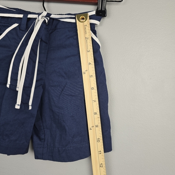 JANIE AND JACK Baby Girl Wide Leg Pants Navy White Toddler 12-18 Months Sailor - Picture 6 of 10